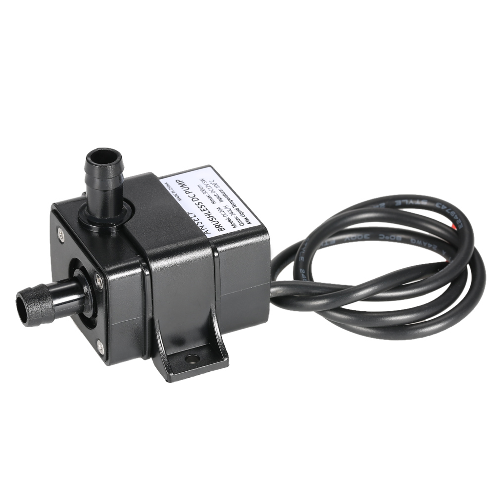 Water Pump Submersible Mini - เครื่องอุปกรณ์ปั๊มน้ำมันน้ำขนาดเล็กไร้แปรง DC12V ขนาดเล็กที่เงียบเป็นพิเศษกันน้ำได้น้ำพุใต้น้ำ240L หมุนเวียนสำหรับตู้ปลา/ชม. 5W ลิฟต์3M