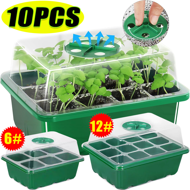 ชุดเพาะเมล็ดพร้อมถาดเพาะ 6/12  - Dome Propagation Kit บทวิจารณ์และราคา
