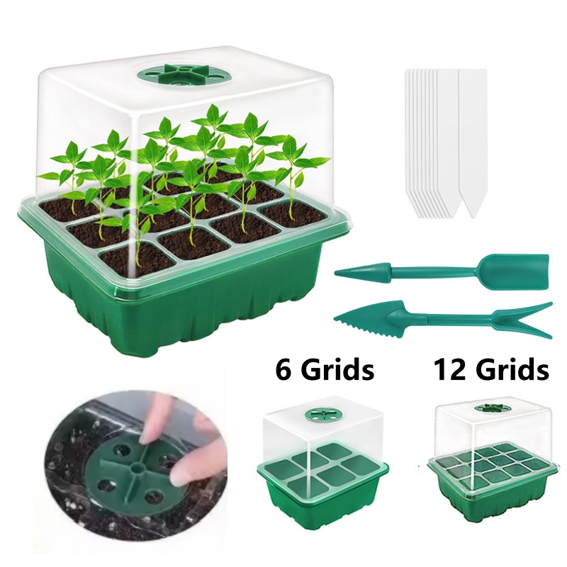 ถาดเพาะเมล็ดพร้อมชุดเรือนเพาะช - Dome Propagation Kit บทวิจารณ์และราคา