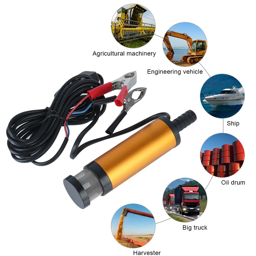 รถปั๊มน้ํามันไฟฟ้าอลูมิเนียมอั - Water Pump Submersible Mini บทวิจารณ์และราคา