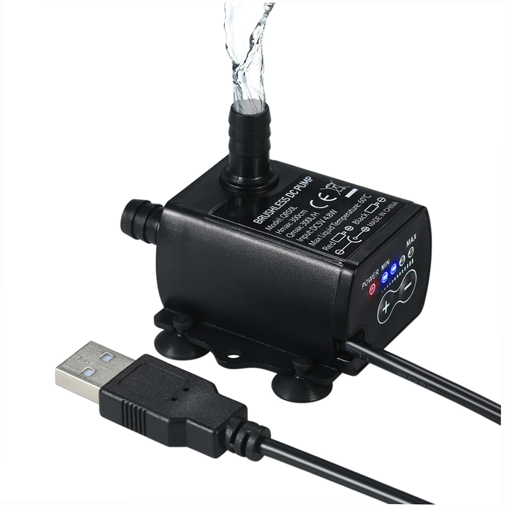 Ultra-Quiet Mini USB DC5V 4.8W - Water Pump Submersible Mini บทวิจารณ์และราคา