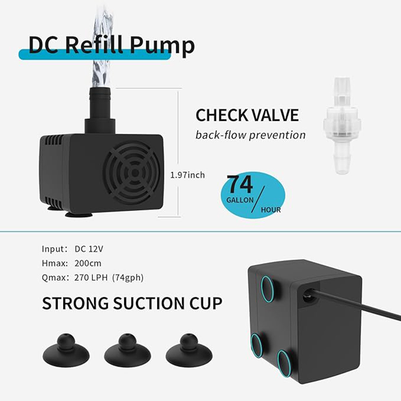 ระบบเติมน้ำอัตโนมัติ Fzone ATO - Water Pump Submersible Mini บทวิจารณ์และราคา
