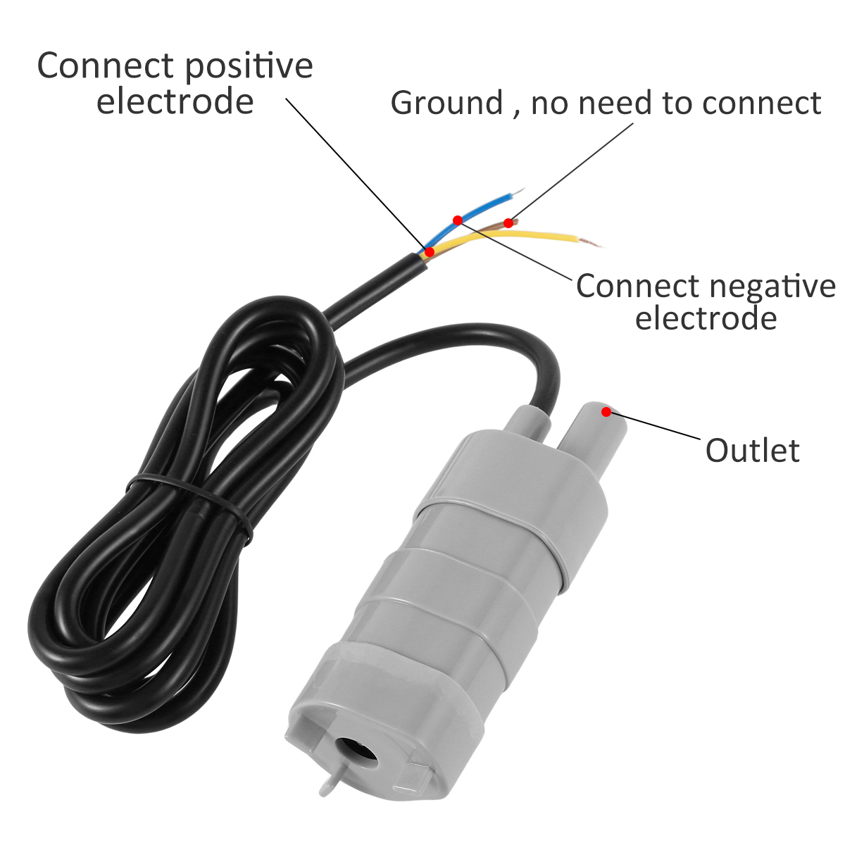 ปั๊มน้ำขนาดเล็ก DC 12V ปั๊มน้ำ - Water Pump Submersible Mini บทวิจารณ์และราคา