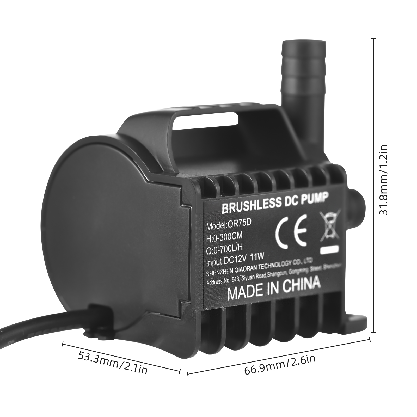 ปั๊มน้ำแบบจุ่มใต้น้ำ 12V 9.8 ฟ - Water Pump Submersible Mini บทวิจารณ์และราคา